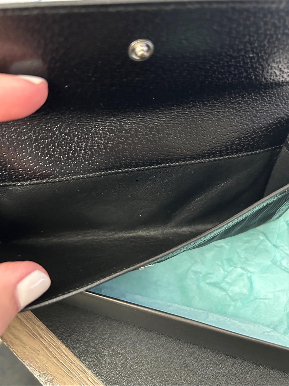NEW Gucci Leather & Canvas Long Black Wallet - Picture 4 of 8